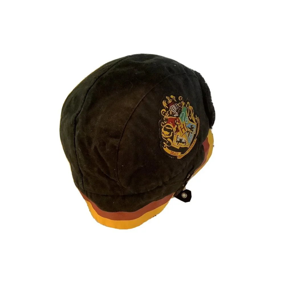 Harry Potter Draco Dormiens Nunquam Quilted Hat Ear Flaps Buckle Strap Faux Fur
